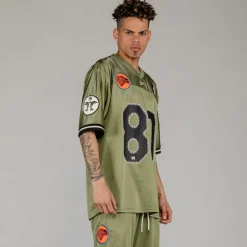 Grimey Camiseta The Clout Mesh Football - Green | Spring 23 Fashion