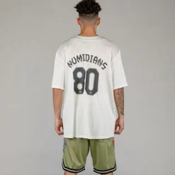Grimey Camiseta The Clout Mesh Baseball - White | Spring 23 Cheap