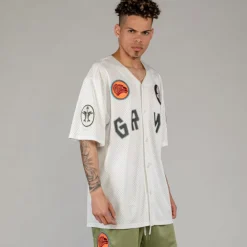 Grimey Camiseta The Clout Mesh Baseball - White | Spring 23 Cheap