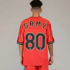 Grimey Camiseta The Clout Mesh Football - Red | Spring 23 Cheap