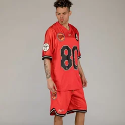 Grimey Camiseta The Clout Mesh Football - Red | Spring 23 Cheap