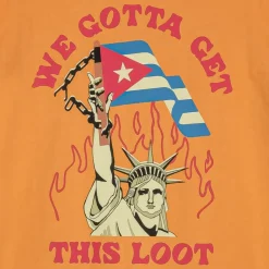 Grimey Camiseta The Cuban Linx Regular - Orange | Fw23 Sale