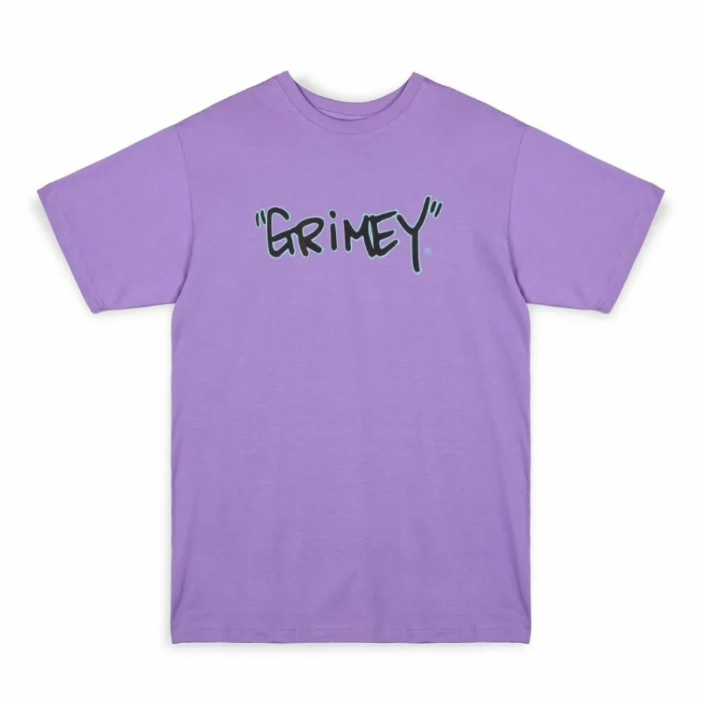 Grimey Camiseta The Tag Regular - Violet | Summer 23 Flash Sale