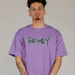 Grimey Camiseta The Tag Regular - Violet | Summer 23 Flash Sale
