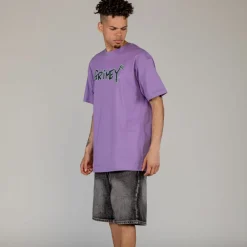 Grimey Camiseta The Tag Regular - Violet | Summer 23 Flash Sale