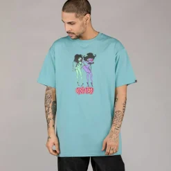 Grimey Camiseta The Troubleshooter - Blue | Winter 22 Cheap