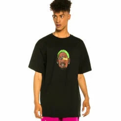 Grimey Camiseta "The Worm" - Black | Summer 22 Clearance