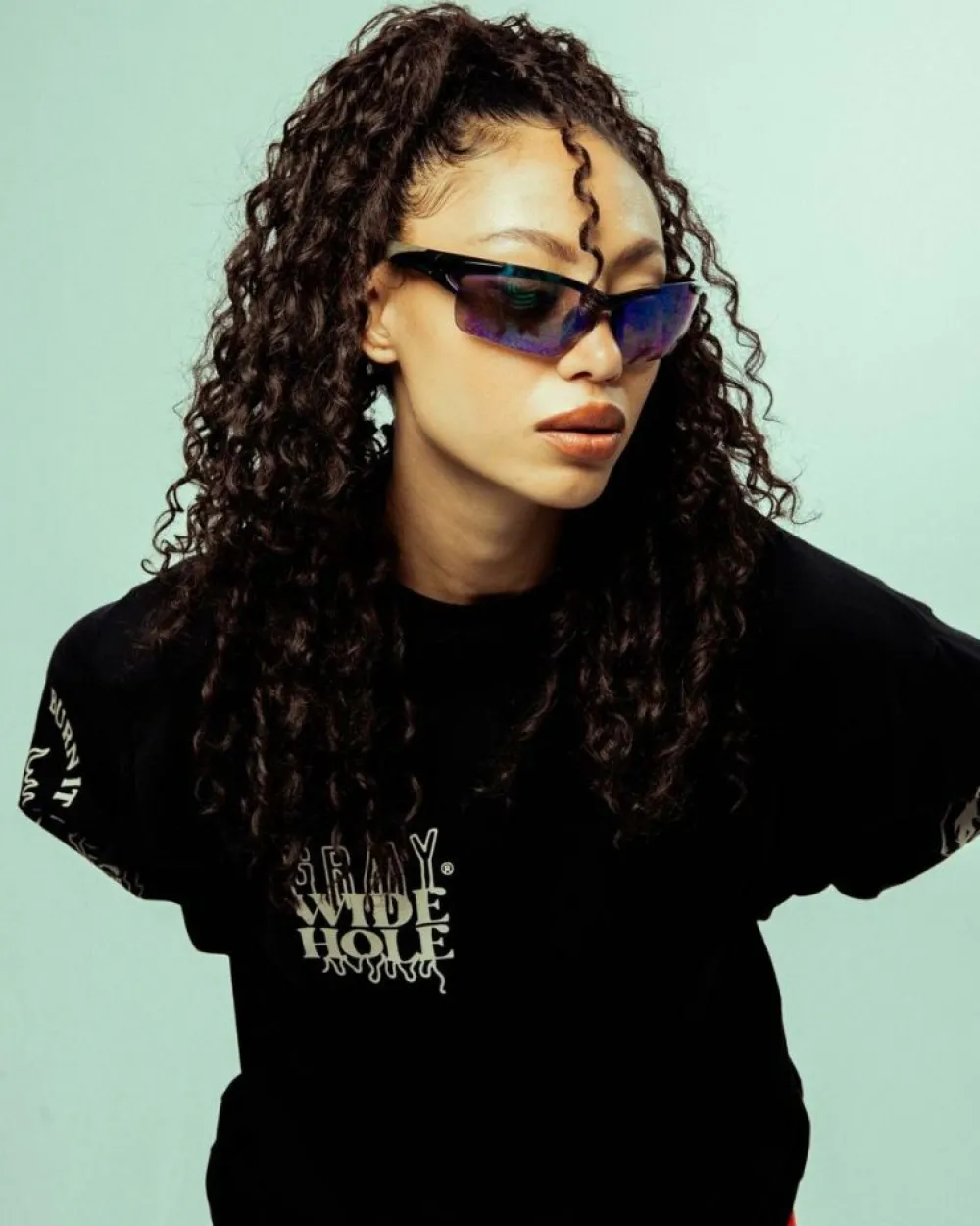 Grimey Camiseta Manga Larga Back At You - Black | Fw23 Fashion