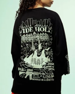 Grimey Camiseta Manga Larga Back At You - Black | Fw23 Fashion