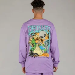 Grimey Camiseta Manga Larga Ufollow - Lilac | Spring 23 Best Sale