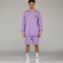 Grimey Camiseta Manga Larga Ufollow - Lilac | Spring 23 Best Sale