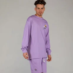 Grimey Camiseta Manga Larga Ufollow - Lilac | Spring 23 Best Sale