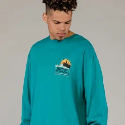 Grimey Camiseta Manga Larga Ufollow - Blue | Spring 23 Sale