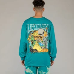 Grimey Camiseta Manga Larga Ufollow - Blue | Spring 23 Sale