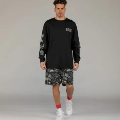 Grimey Camiseta Manga Larga The Toughest - Black | Spring 23 Discount