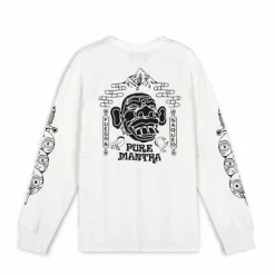 Grimey Camiseta Manga Larga "Lust Mantra" - White | Fall 22 New