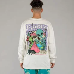 Grimey Camiseta Manga Larga Ufollow - White | Spring 23 Best Sale