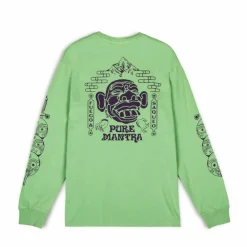 Grimey Camiseta Manga Larga "Lust Mantra" - Green | Fall 22 Hot