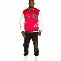 Grimey Chaqueta Baseball Yoga Fire Fw20 Red Online