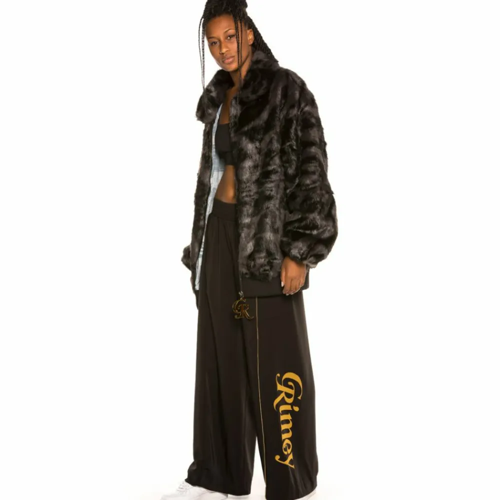 Grimey Chaqueta Bomber Chica Alienation Fur Fw19 Black Store