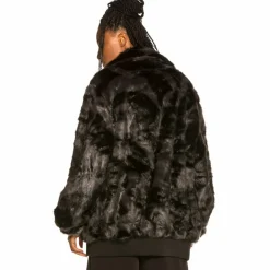 Grimey Chaqueta Bomber Chica Alienation Fur Fw19 Black Store