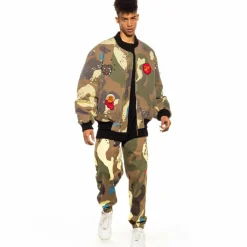 Grimey Chaqueta Bomber Glorified - Camo | Spring 22 Best