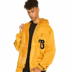 Grimey Chaqueta Bomber Jungle Punch Suede Hood - Brown | Spring 22 Cheap