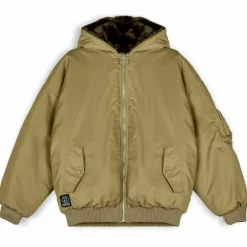 Grimey Chaqueta Bomber Lost Boys Reversible Fur - Brown | Winter 22 Sale