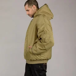 Grimey Chaqueta Bomber Lost Boys Reversible Fur - Brown | Winter 22 Sale