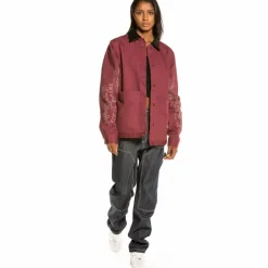 Grimey Chaqueta Chica Call Of Yore Fw20 Wine Fashion