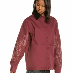 Grimey Chaqueta Chica Call Of Yore Fw20 Wine Fashion