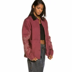 Grimey Chaqueta Chica Call Of Yore Fw20 Wine Fashion