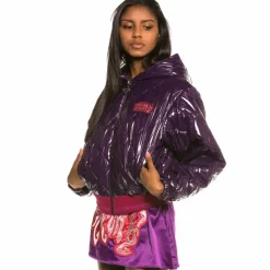 Grimey Chaqueta Chica Yoga Fire Bomber Fw20 Purple Sale