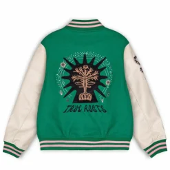Grimey Chaqueta De Baseball "Snipes X True Roots" - Green | Fall 22 Best