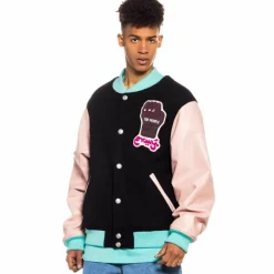 Grimey Chaqueta De Baseball "Day Dreamer" - Black | Spring 22 Flash Sale