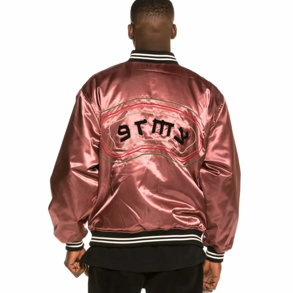 Grimey Chaqueta Call Of Yore Reversible Satin Jacket Fw20 Black Discount