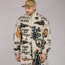 Grimey Chaqueta Lost Boys Sherpa - Cream | Winter 22 Outlet
