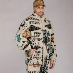 Grimey Chaqueta Lost Boys Sherpa - Cream | Winter 22 Outlet