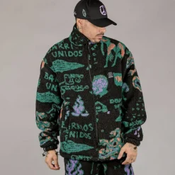 Grimey Chaqueta Lost Boys Sherpa - Black | Winter 22 Online