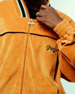 Grimey Chaqueta Madrid Velvet - Orange | Fw23 Best Sale