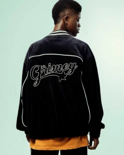 Grimey Chaqueta Madrid Velvet - Black | Fw23 Shop