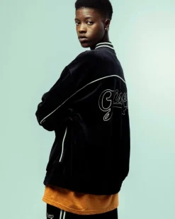Grimey Chaqueta Madrid Velvet - Black | Fw23 Shop