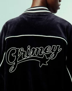 Grimey Chaqueta Madrid Velvet - Black | Fw23 Shop