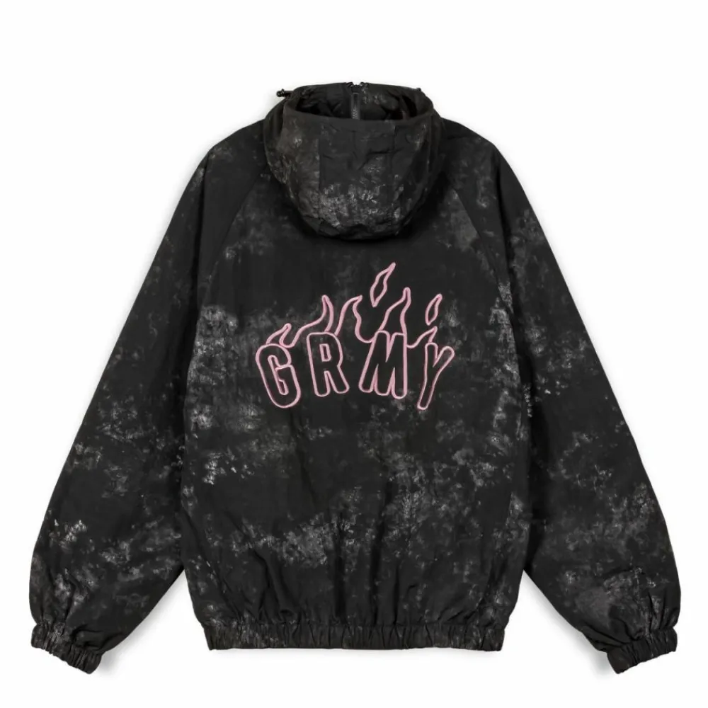 Grimey Chaqueta Melted Stone Tie And Dye Vintage - Black | Fw23 New