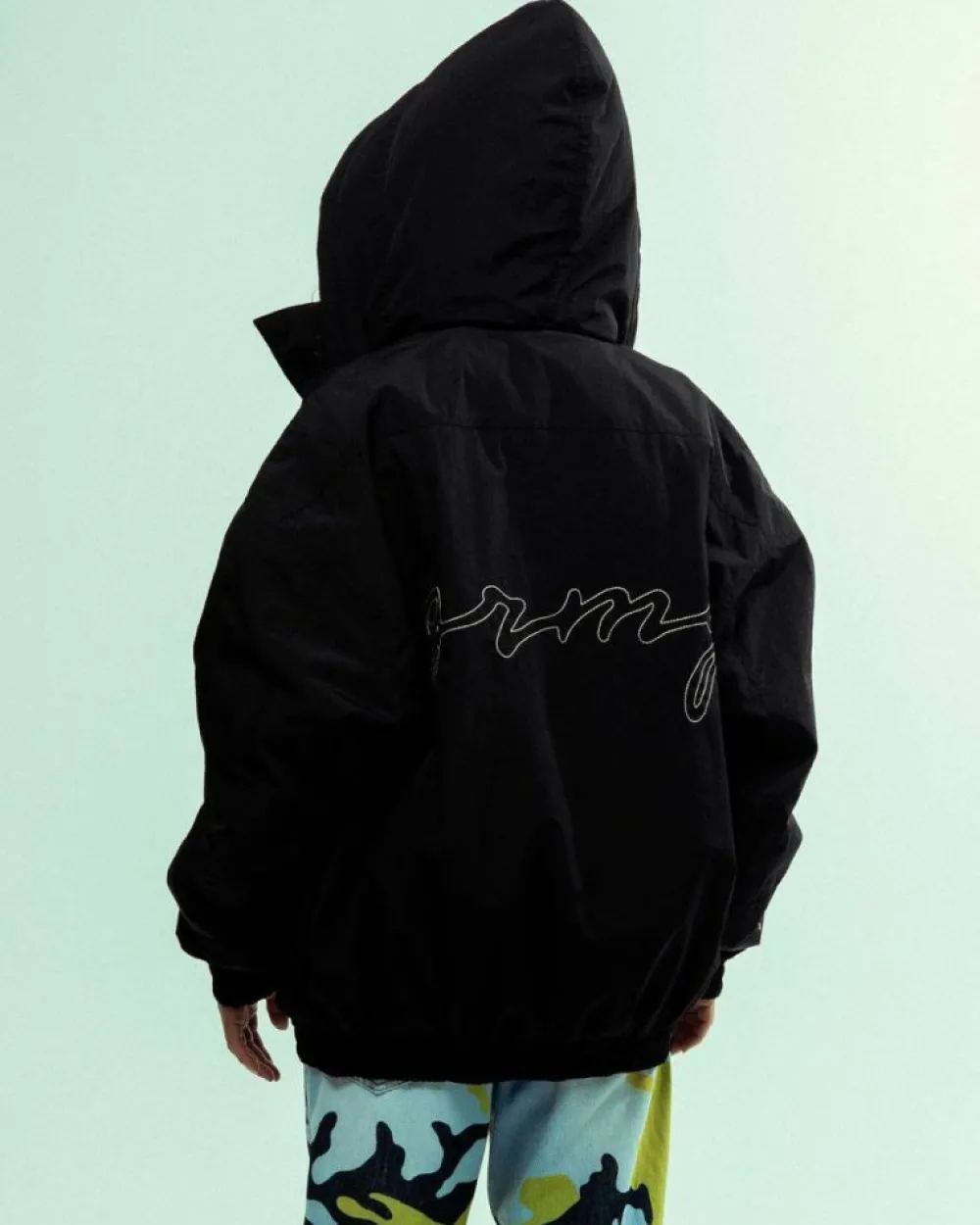 Grimey Chaqueta The Strait Talk Pullover - Black | Fw23 Shop