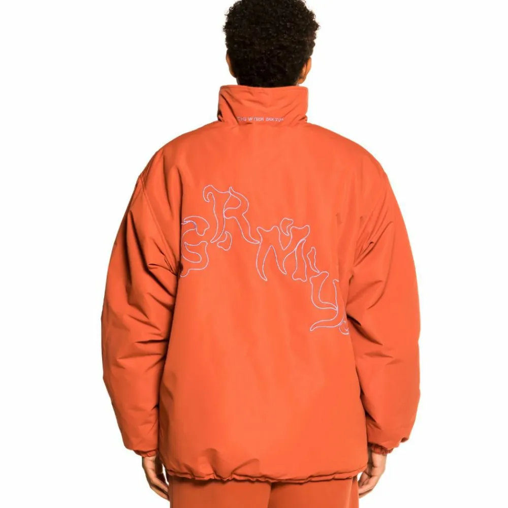 Grimey Chaqueta (Heavy Coach) "Jazz Thing" - Ochre | Fall 21 Shop
