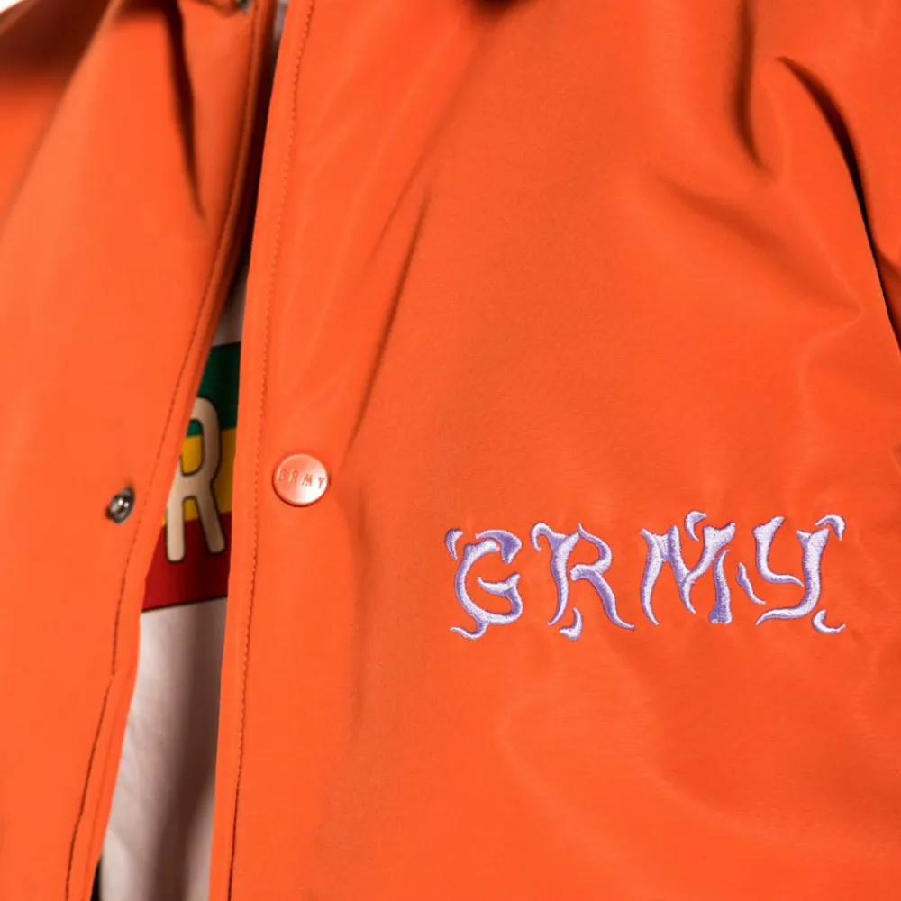 Grimey Chaqueta (Heavy Coach) "Jazz Thing" - Ochre | Fall 21 Shop