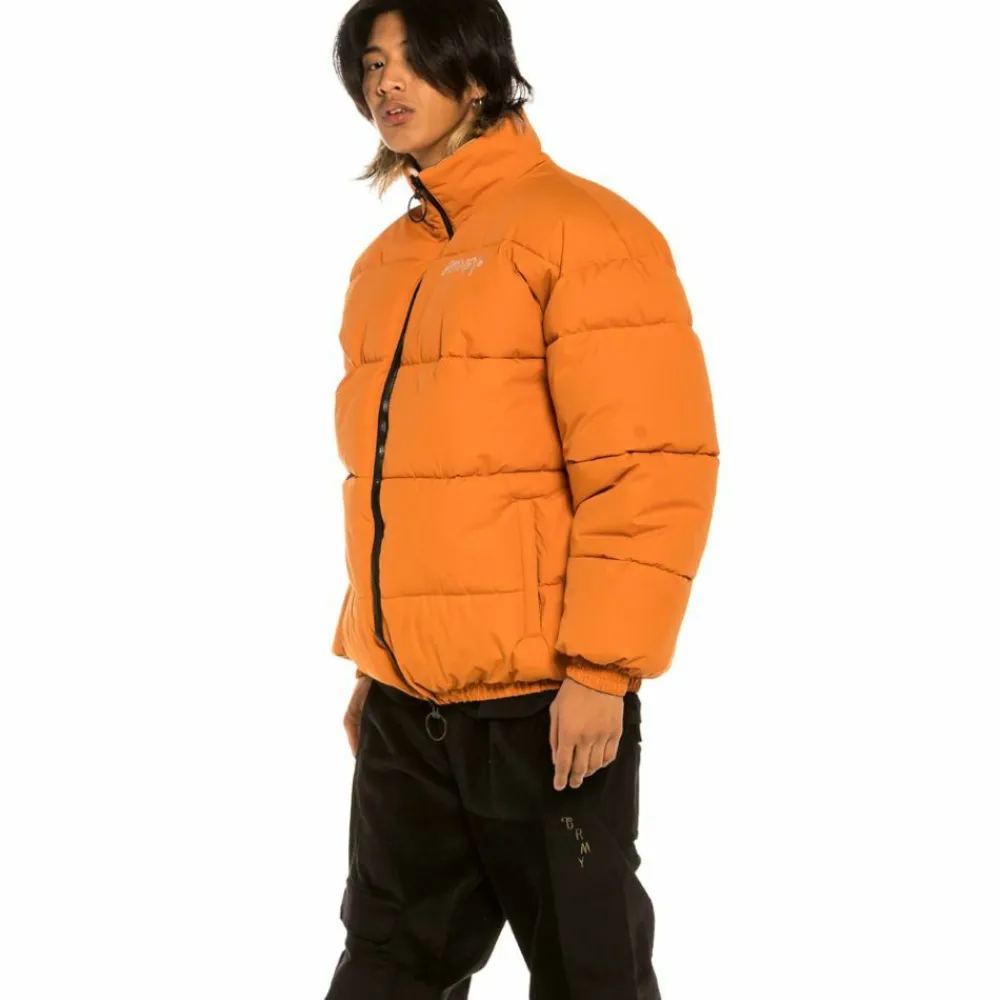 Grimey Chaqueta Puffy Reversible "Gem Cutting" - Brick/Camo | Fall 21 Shop