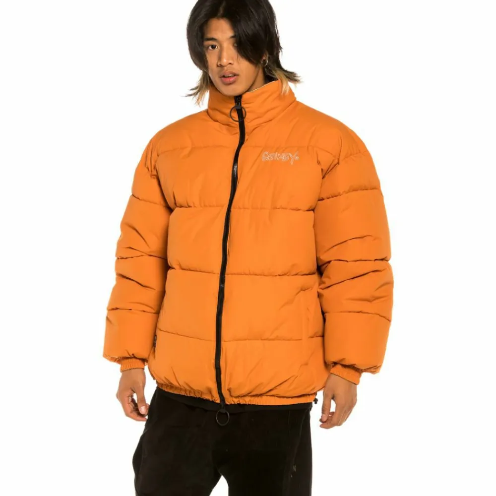 Grimey Chaqueta Puffy Reversible "Gem Cutting" - Brick/Camo | Fall 21 Shop