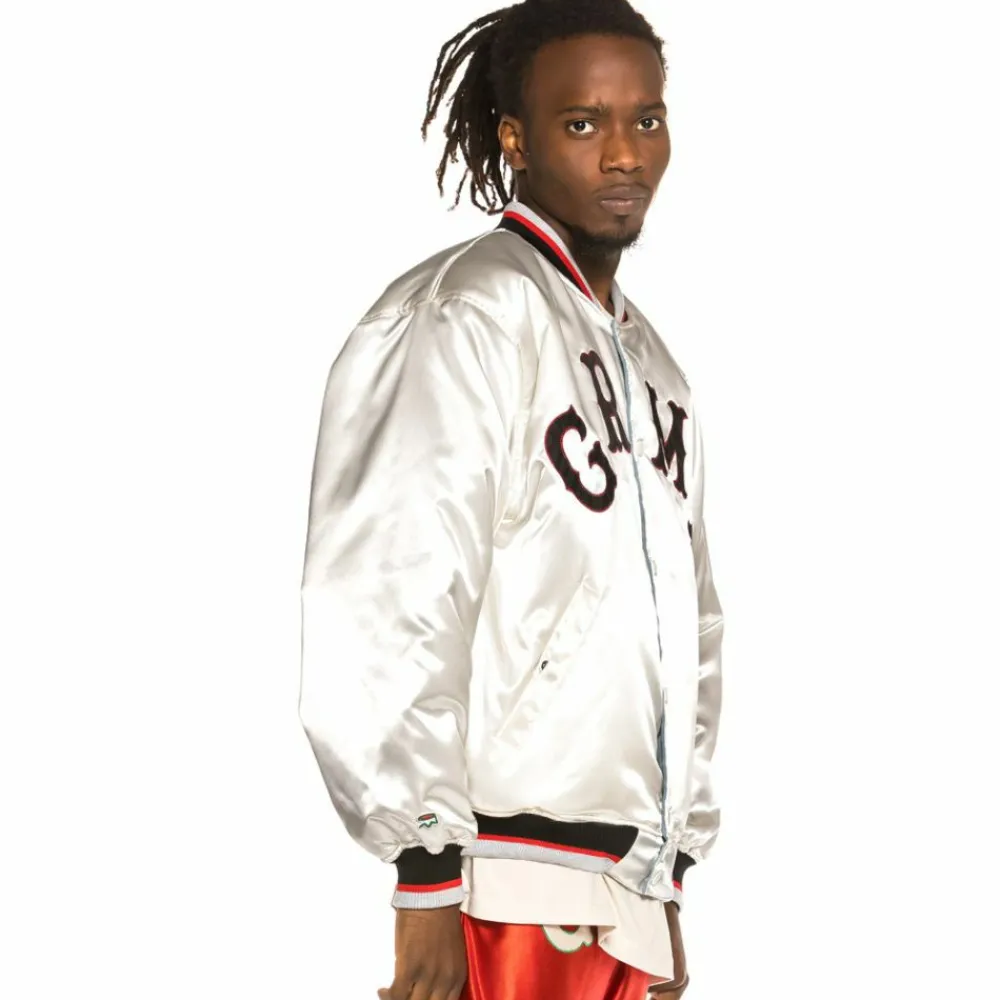 Grimey Chaqueta Satinada Reversible "The Loot" - White | Spring 21 Fashion
